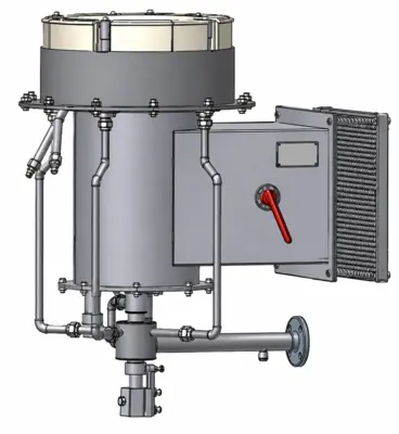 2 Stufen Low NOx Brenner für Naturzug